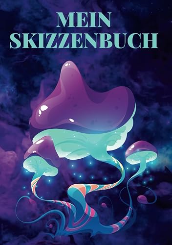 Skizzenbuch - Magic: Skizzenbuch für Kinder- Softcover-A5- Magic (German Edition)