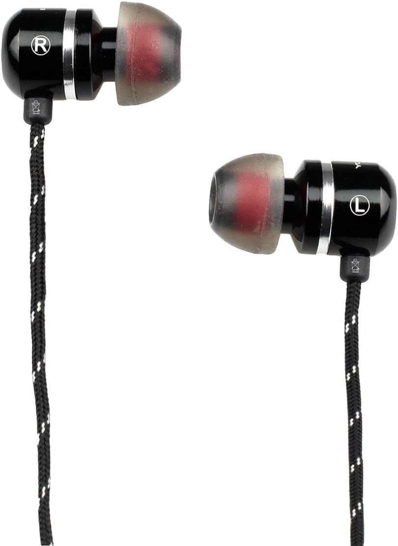 T9 Studio Monitor Earbuds Ear-Monitor In-Ear Headphone Universal-Fit Noise-Isolating with 8.2ft Cable for Singer Musician Drummer
