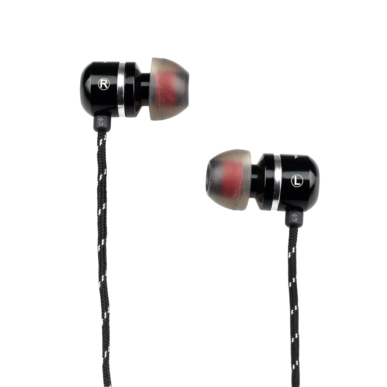 T9 Studio Monitor Earbuds Ear-Monitor In-Ear Headphone Universal-Fit Noise-Isolating with 8.2ft Cable for Singer Musician Drummer