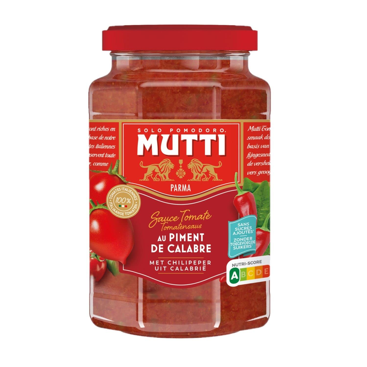 Mutti Tomato Pasta Sauce - Chilli 400g - 2 Pack