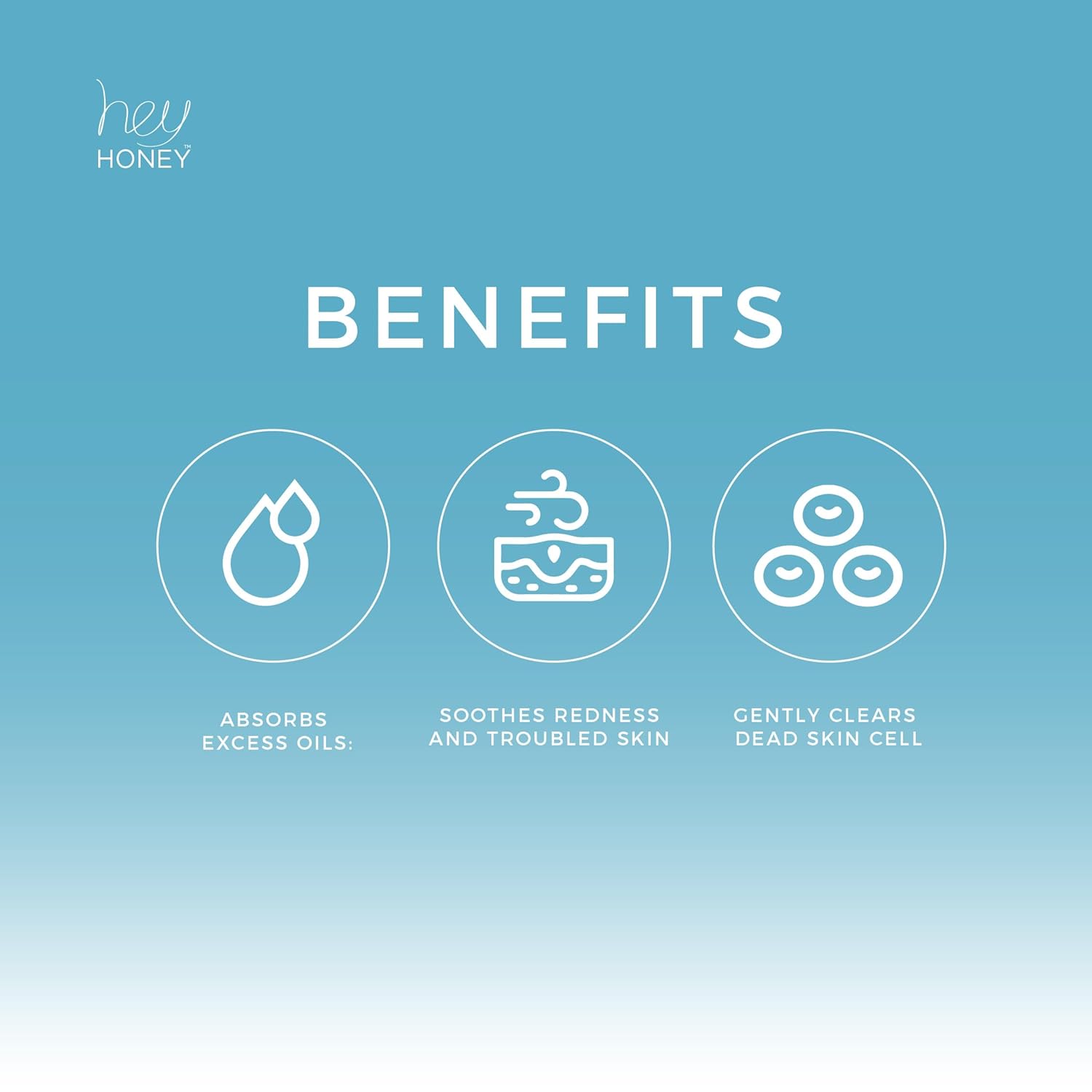 Hey Honey Skincare Be Clear - Acne Spot Treatment Overnight, Pimple Drying Lotion, Use Over Zits Whitehead & Blemishes 1 OZ