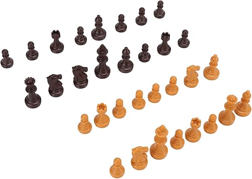 Miniatura 6 de Piezas de ajedrez de repuesto universales resistentes a caídas de doble color reutilizables piezas de ajedrez piezas de estatuilla para fiesta color