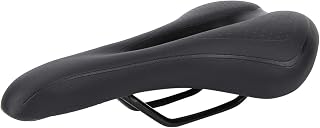 Sillín de bicicleta, PU Negro Carretera Bicicleta de montaña Bicicleta Suave Hueco Sillín de ciclismo Cojín Cojín Asiento para bicicleta de montaña Bicicleta de ejercicio Bicicleta de spinning Bicicle