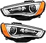 Gold Shrine For Audi A3/S3 Headlights Lamps Set 2015 2016 HID Driver and Passenger Side