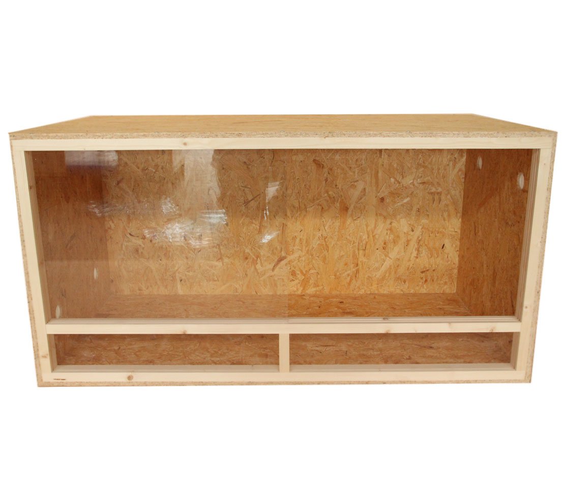 Dehner Reptilien- und Amphibien-Zubehör, Terrarium Classic, ca. 118 x 60 x 60 cm, Holz