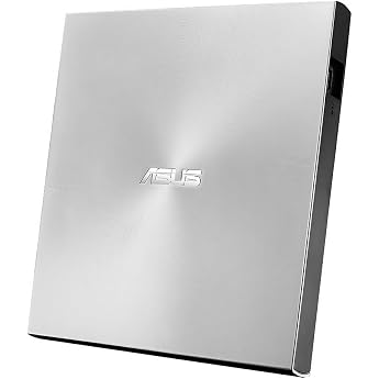 ASUS External DVD Drive, Bus Power/Portable/Win &amp; Mac/Includes 2 M-discs, USB 2.0 (also works with USB 3.0 PCs), Silver SDRW-