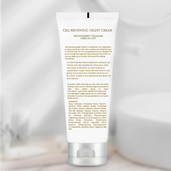 Vivo Per Lei Dead Sea Day Cream - Night Cream and Facial Peeling - Set of 3 - Anti Aging Skin Care For Men and Women- 11.09 FL OZ