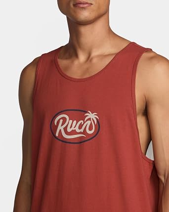 RVCA Men's Frond Script Tank
