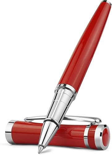 STONEGO Metal Signature - Bolígrafo de tinta de gel suave para oficina, de lujo, retráctil, punta fina (0.020in) elegante bolígrafo ejecutivo para disponible en Yaxa Colombia