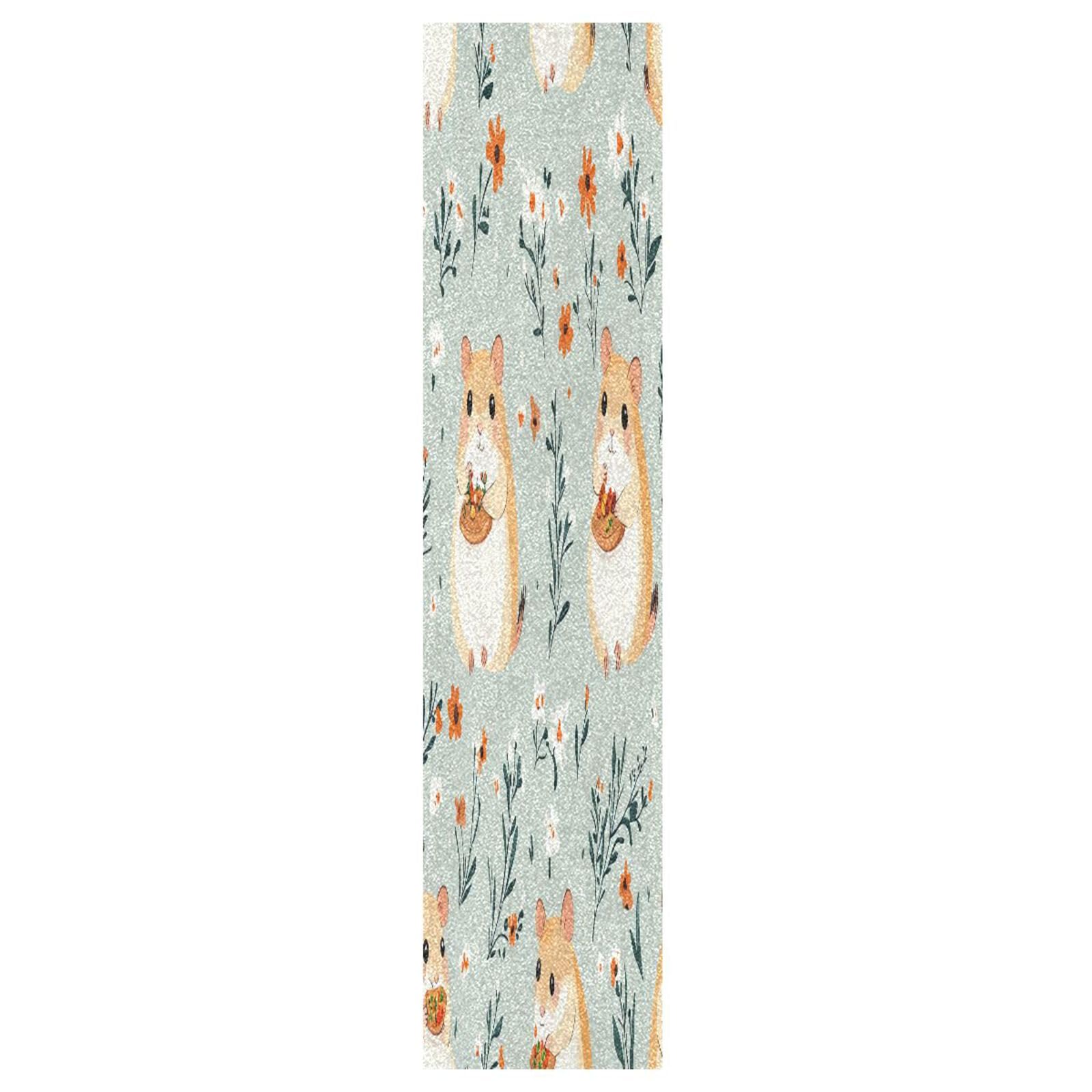 BOESI Doodle Cute Hamster Skateboard Anti-Skid Tape Paper, No Bubble Anti-Skid 33.1 