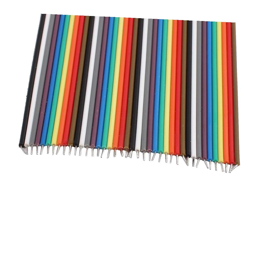New Lon0167 10Pcs 8P Jumper Wires Single Female Head Ribbon Cables Pi Pic Breadboard 20cm Long(10 Stücke 8 P Jumper Drähte Einzigen Weiblichen Kopfbandkabel Pi Pic Breadboard 20 cm Lan_ge image 2