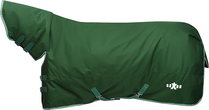 Saxon Defiant 1200D Combo Neck Heavy, Hunter Green/White, 81"