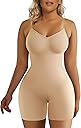 SHAPERX Women's Shapewear Bodysuit Tummy Control Body Shaper Seamless Sculpting Snatched Waist Body Suit