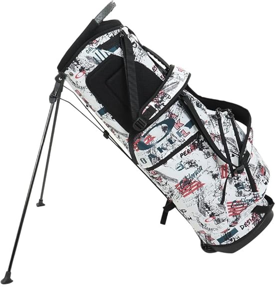 Amazon.co.jp: Oakley Golf Stand Bag STAND 17.0, WHITE HTHR