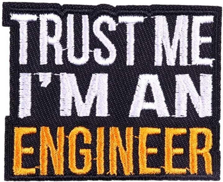 Velcro Hook Patch, Tacti-Cool JOBS Collection, Engineer for bag/vest, tech gadgets for kids & adults, for school backpack, for pencil case, for gym bag, gift for men/women 5.7x4.5