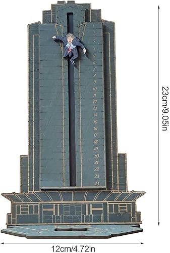 Miniatura 3 de Calendario de Adviento de Navidad decoraciones de madera de escritorio calendario de Adviento mortal plaza Nakatomi caída de Hans Gruber calendario