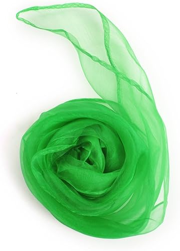 Miniatura 5 de 36 bufandas de baile malabarismo, bufanda transparente de moda para fiesta, 24 x 24 pulgadas