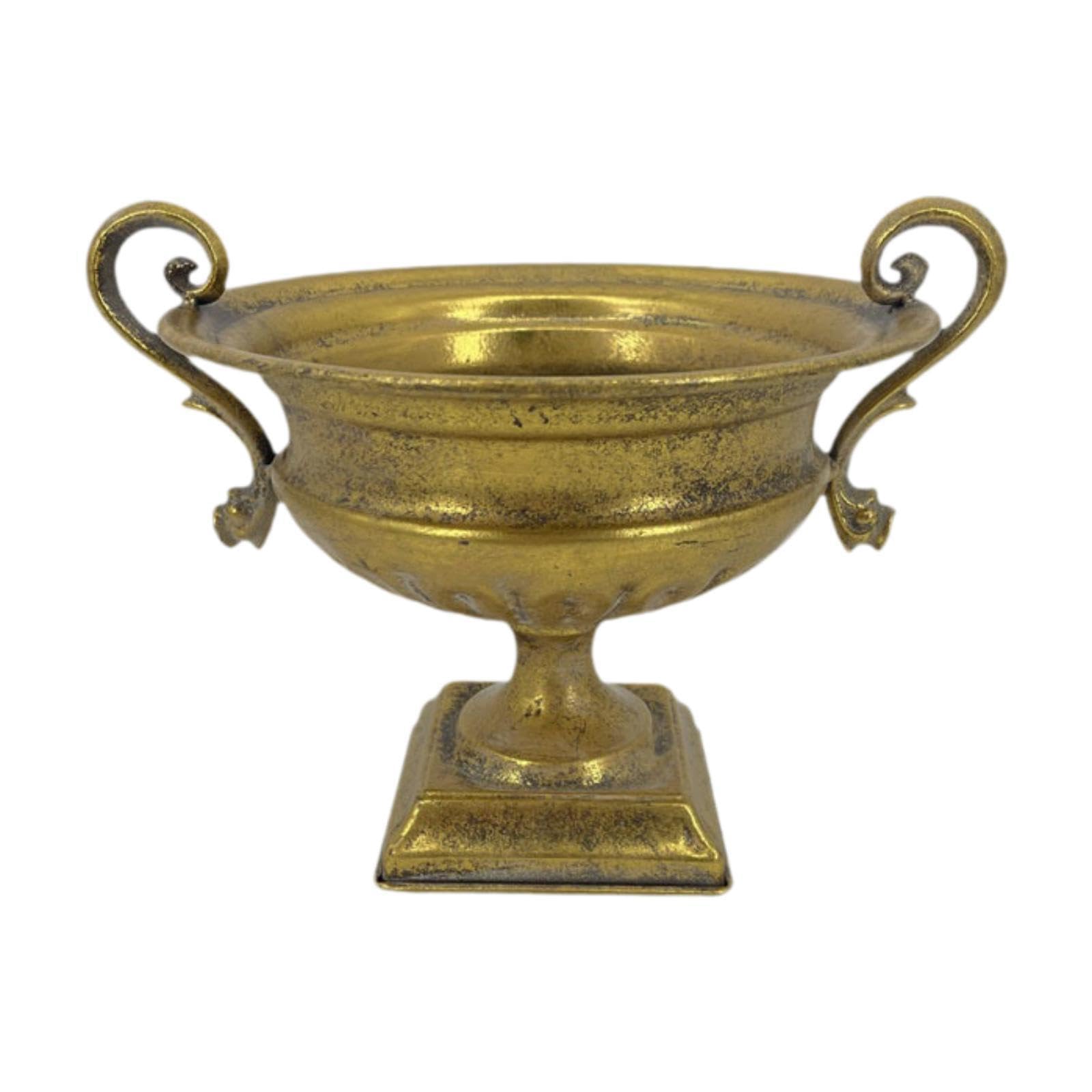 Jarrón de pedestal vintage para arreglos florales y decoración de entradas