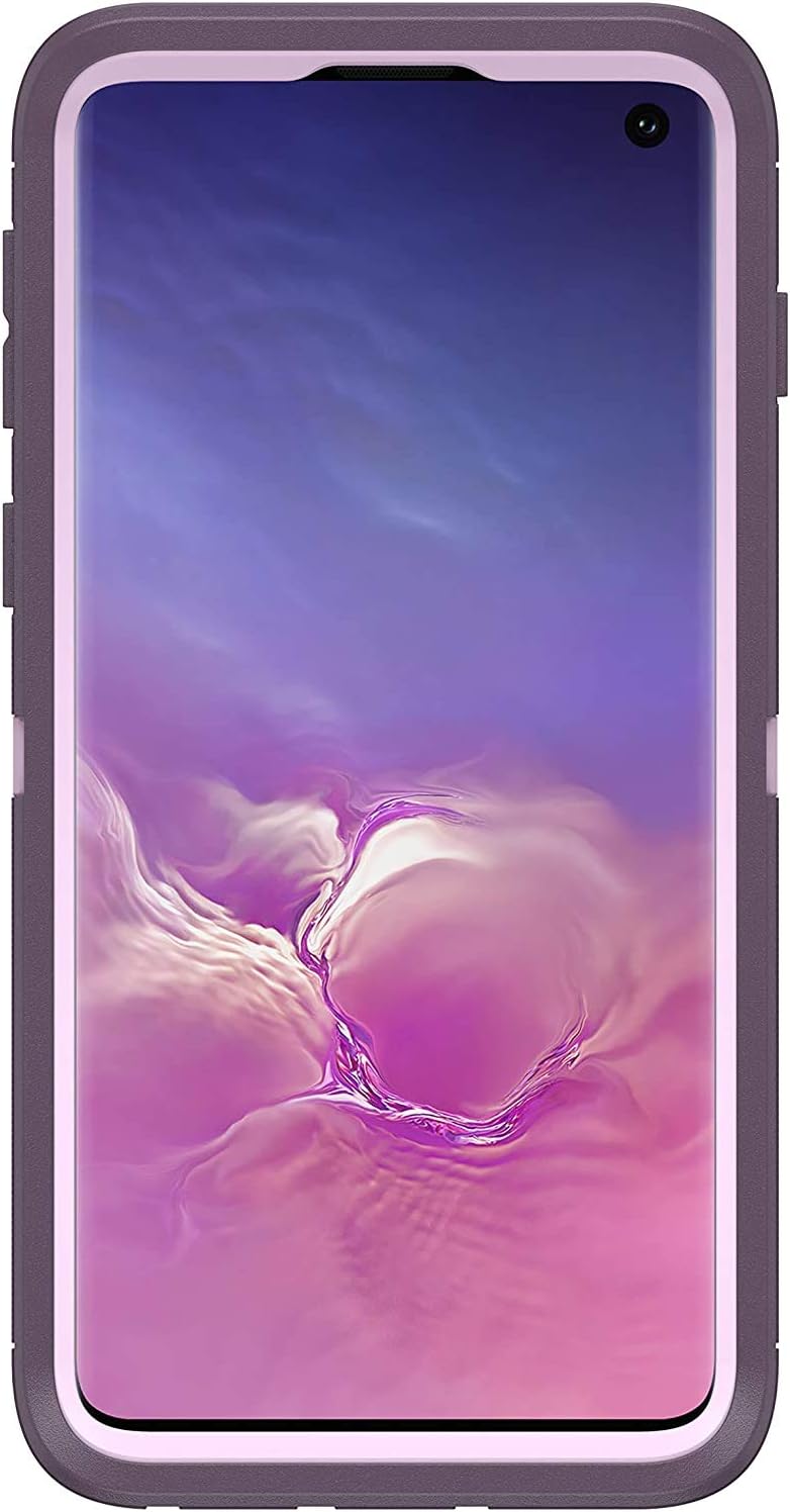 OtterBox Defender Series Microbial Defense Case for Samsung Galaxy S10 - Case Only, Bulk Packaging - Purple Nebula (Winsome Orchid/Night Purple)