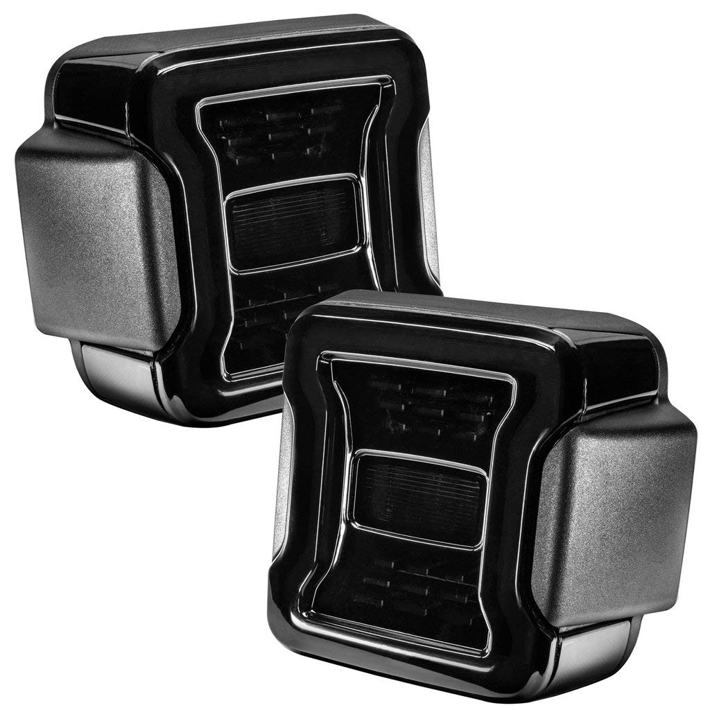 Photo 1 of ORACLE Lighting Compatible with Jeep Wrangler JL “Black Series” LED Tail Lights, Part #5852-504