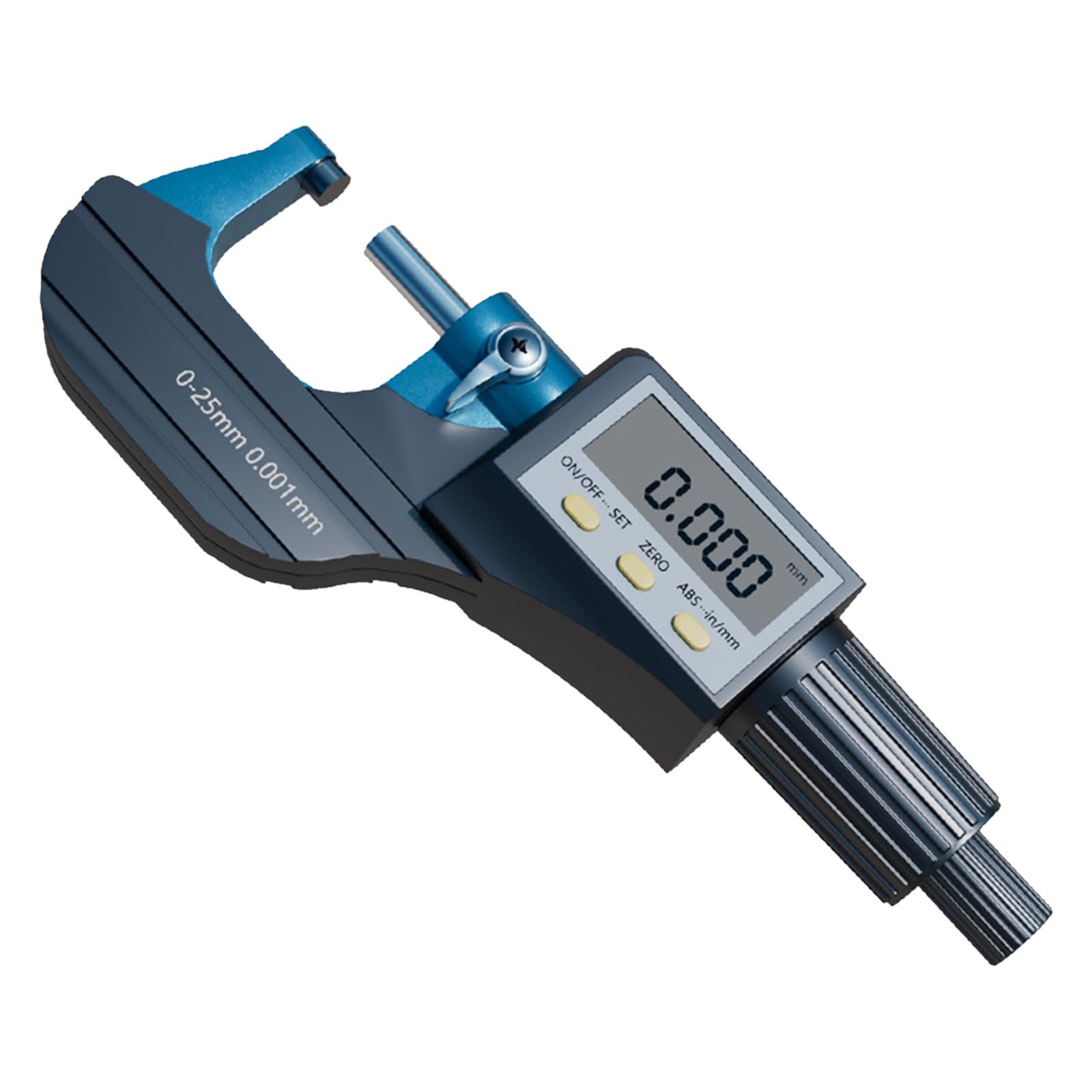 Micrómetro Digital de Exterior de Alta Precisión con Punta de Aleación y Medición de 0-25mm para Resultados Fiables y Minimización de Errores en Entornos Industriales