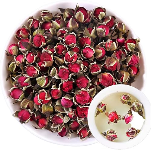 Miniatura 1 de 100% Phnom Penh Rose 50 g/1.76 oz hoja suelta fresca, sin OMG, flores secas naturales hierbas para hacer jabón, jarabe, bebidas, hornear, belleza de