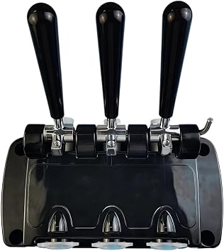 Black Discharge Valve Front Block Panel Spare Part, Compatible with Donper Soft Serve Ice Cream Machine Ahead Plate Replacements