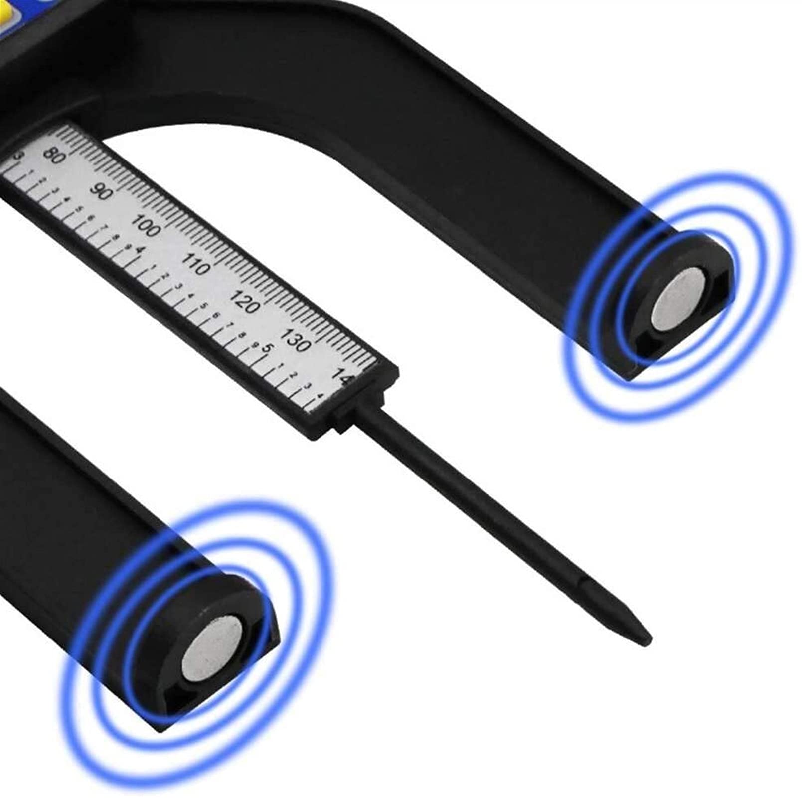 Tiefenmesser, LCD-Digital-Höhentiefenmesser, Schiebemessschieber, Messlineal, 0–80 mm