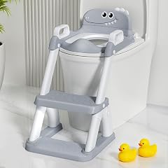 Potty Training Seat for Toddlers 2 in 1 Potty Training Toilet with Anti-Slip Pad Step Stool Toddler Toilet