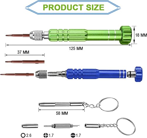 Miniatura 4 de 13 in 1 Glasses Screwdriver, Eyeglass Repair Kit with 10 Magnetic Screwdriver Tips, Multifunctional Eye Glass Repairing Kit for Eyeglass Sunglass