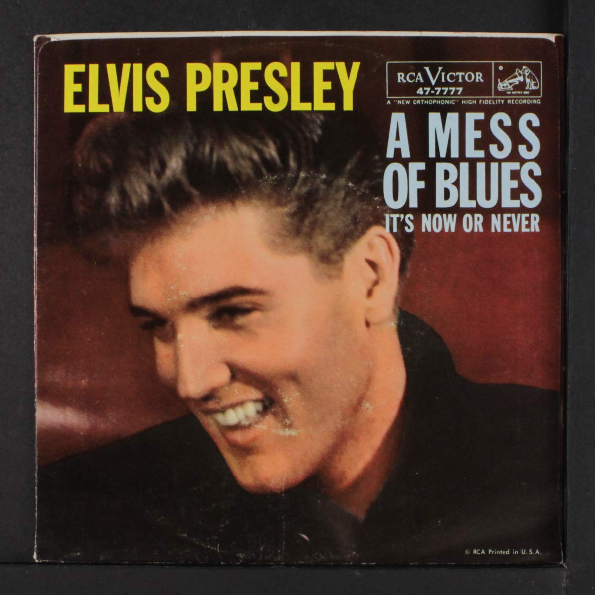 IT'S NOW OR NEVER 45) UK RCA 1960