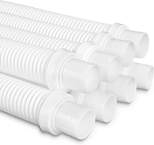 Swimming Pool Vacuum Hose, 1.5" 8 Piece Replacement Set for
