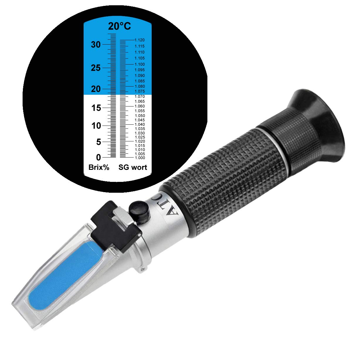 Refractometer 032 Brix and1.0001.120 Specific Gravity Wort Hand