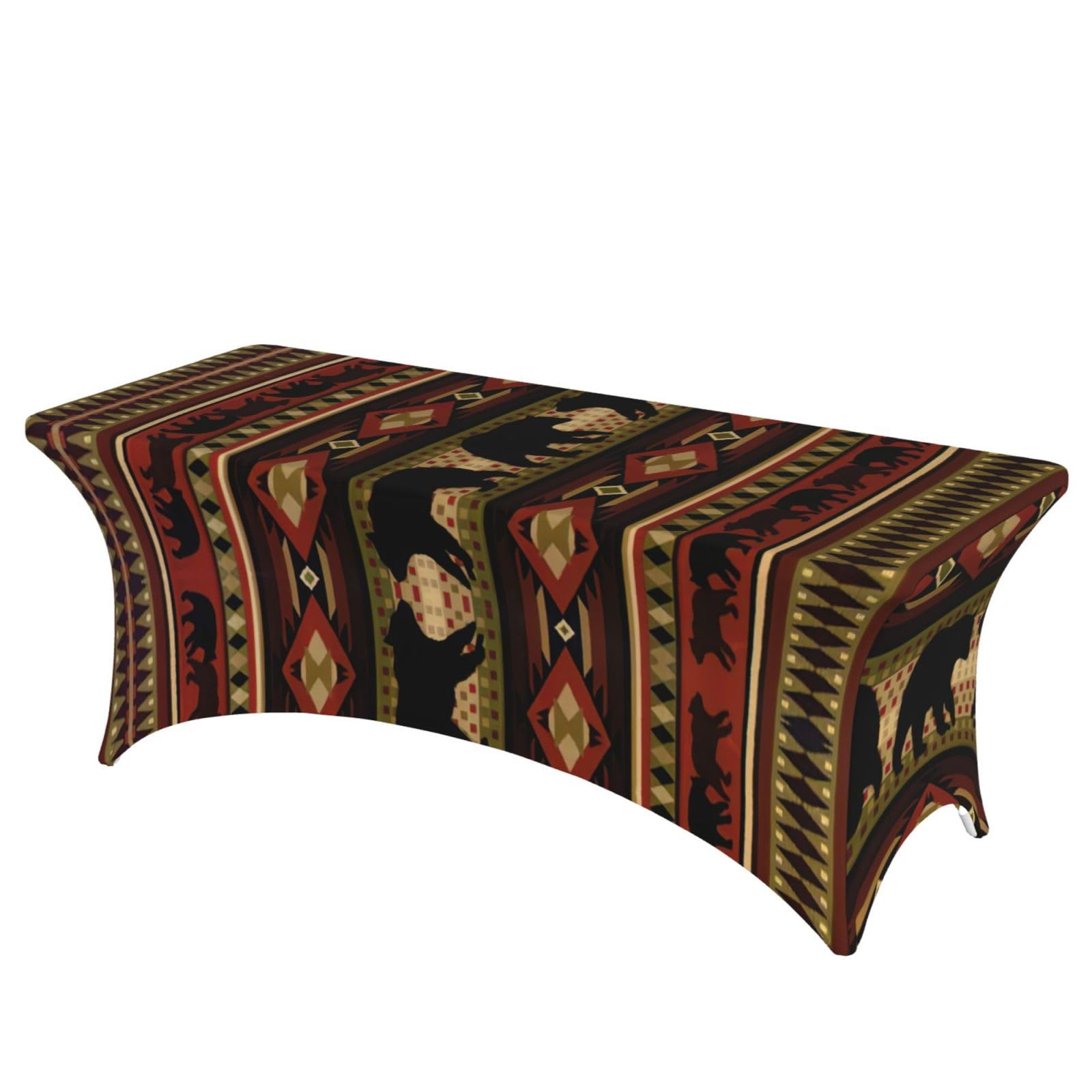 Housse table extensible élasthanne ours EdWal anti-plis