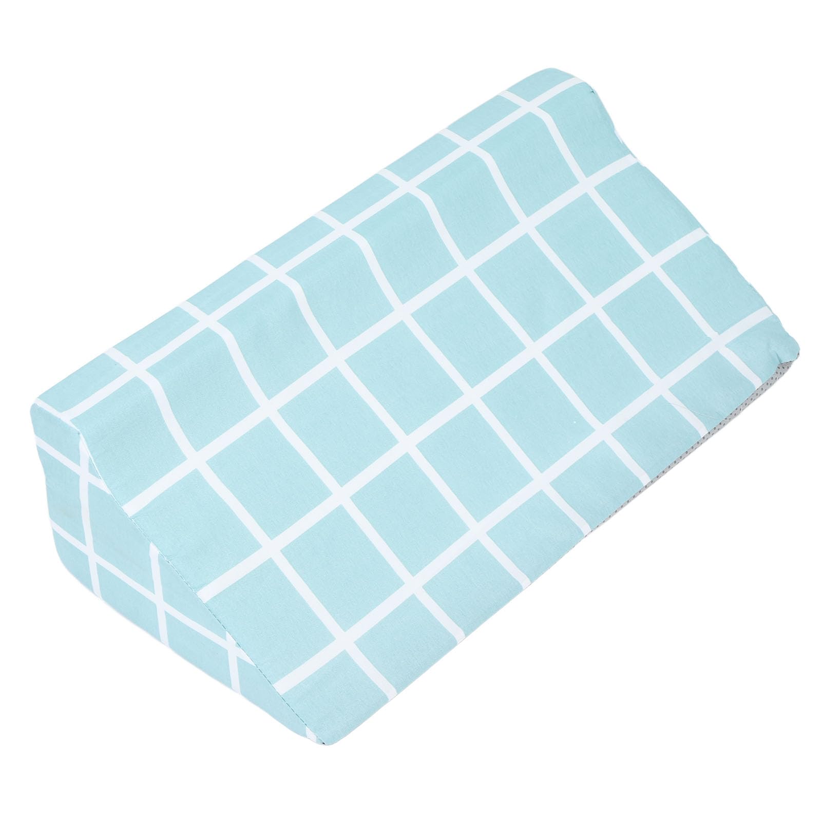 Wedge Pillow for Bed Sores Prevention and Body Support Removable Washable Fabric R Shaped Design Lightweight Portable Suitable for Home Hospital Use (50 * 25 * 15cm)