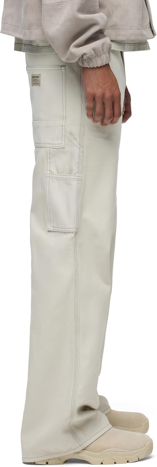 HUDSON Men's Luca Relaxed Fit Wide Leg Carpenter Pant - Image 2