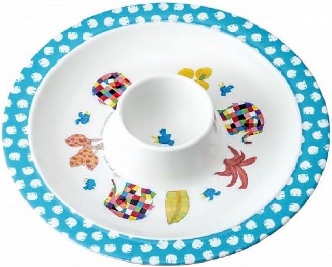 Elmer Egg Cup, Multi-Coloured