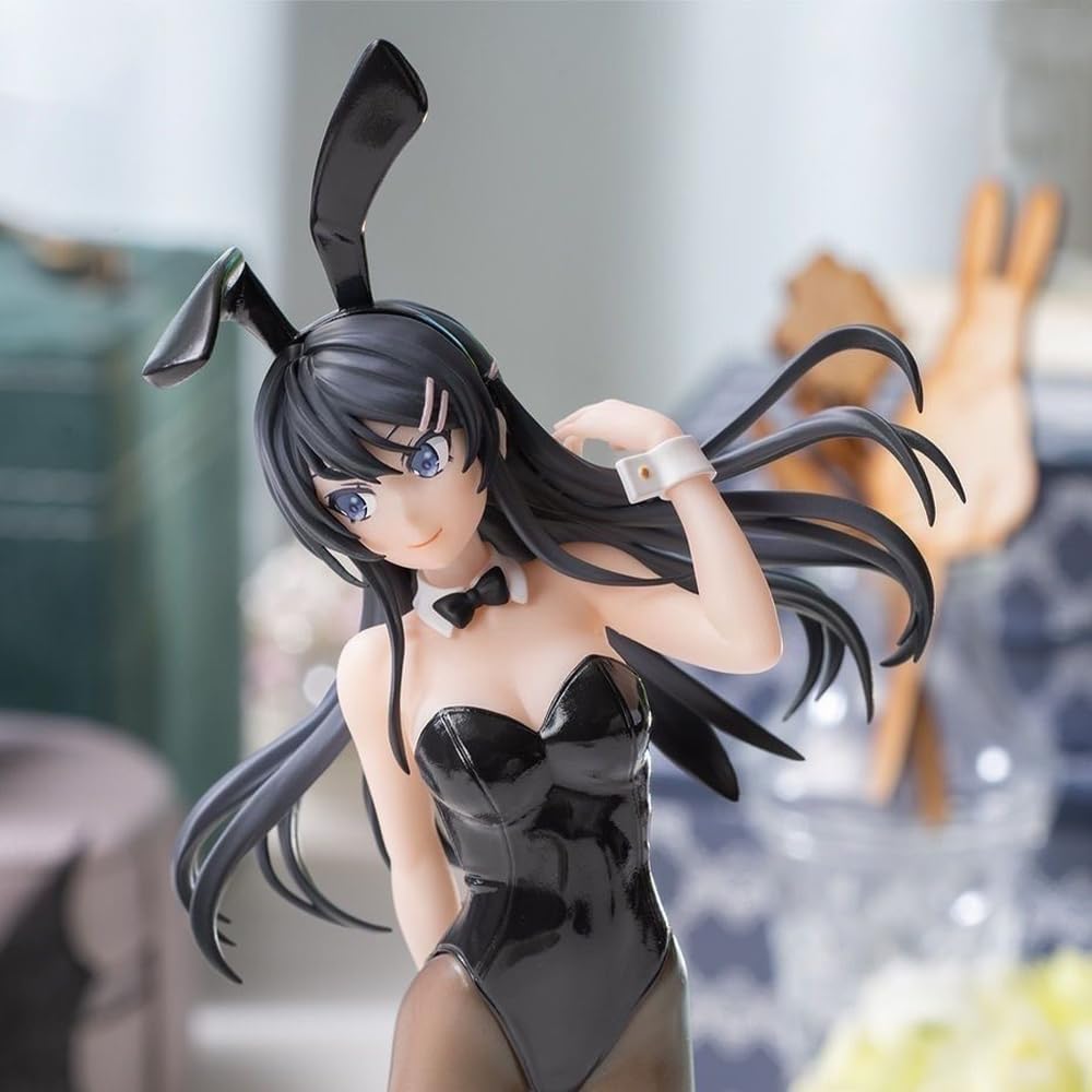 QAHEART Anime Mai Figure/Koga Motoe Azusagawa Kaete Action Figure Anime Bunny Girl Model Statue Figurine Ornaments