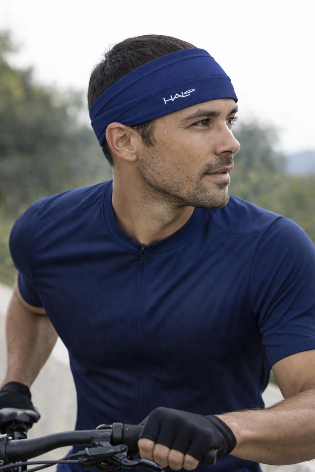 Halo Headband AIR Series Bandit – Bandeau de survêtement de 10,2 cm de Large pour Homme et Femme – Garde Les Cheveux en Place et protège Votre Visage de la Sueur