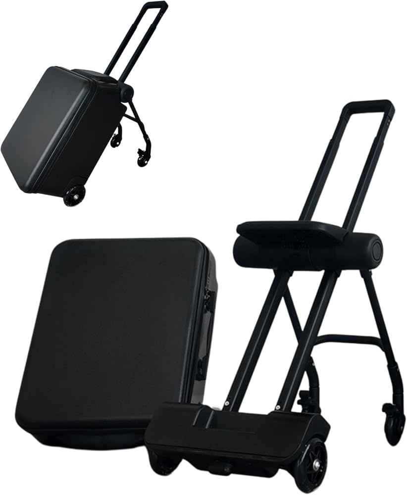 子供が乗れるキャリーケース黒 キッズトラベル　キャリーケースM Amazon | [キッズトラベル] クッション付 黒 子供が乗れる