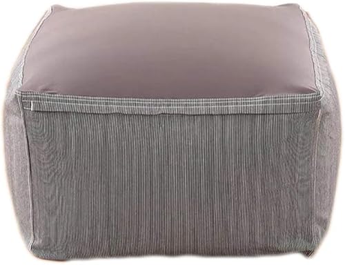 Miniatura 30 de Funda de sofá perezosa, puf de tela de lino, puf puff para sala de estar, tatami, sillas acolchadas para adultos y niños (relleno no incluido), S5