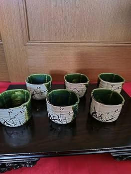 北大路魯山人　東大寺清水公照箱書　織部焼　向附六客共箱 Amazon.co.jp: 北大路魯山人 東大寺清水公照箱書 織部焼 向附六