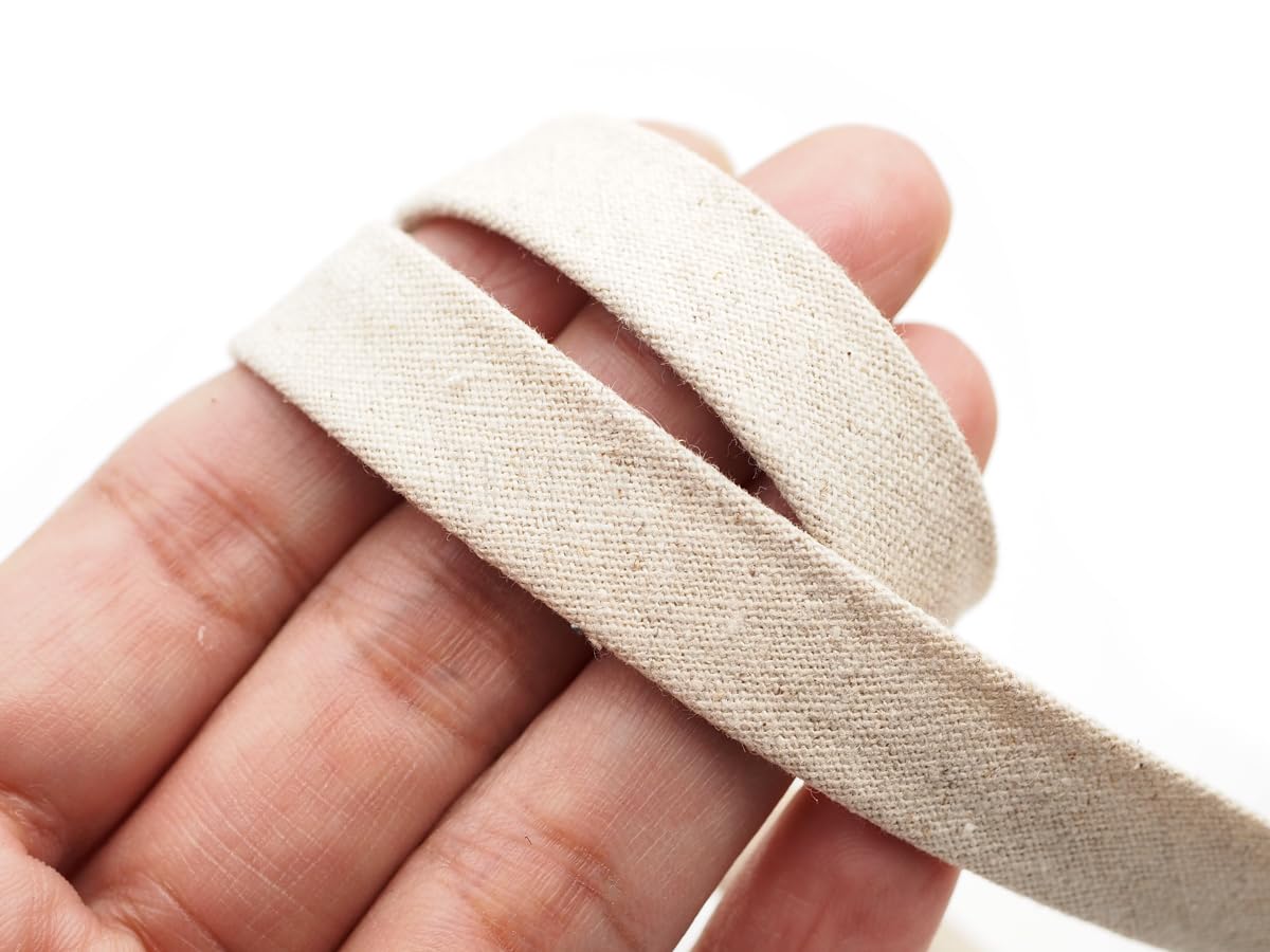 Amazon.com: CRAFTMEMORE 1/2 Inch Double Fold Bias Tape Linen