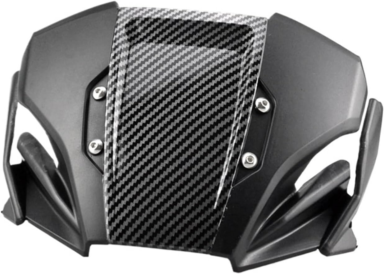 Windshields Compatible With Triumph Trident 660 2018-2022 Motorcycle Windshield WindScreen Front Screen Wind Deflector Accessories(Carbon fiber pattern)