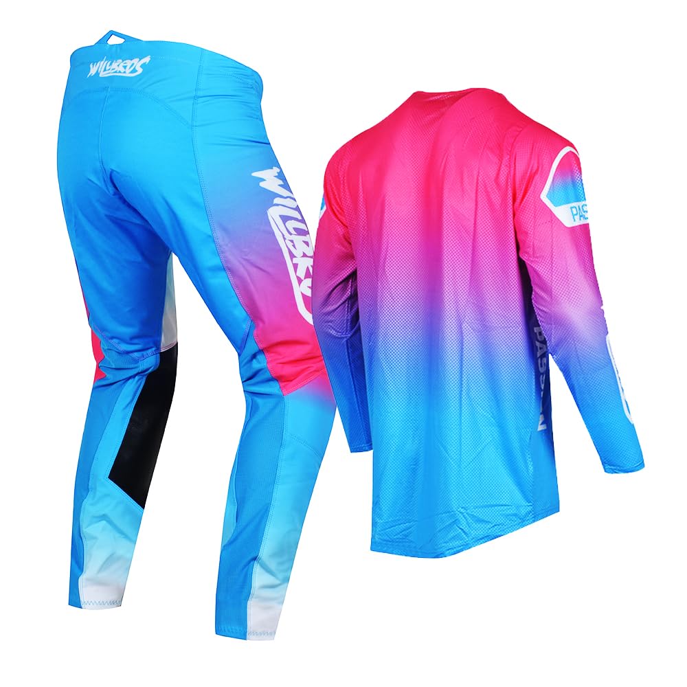 Jugend Motocross Hose und Jersey Kombination für Kinder MX Fahrrad Off-road Enduro MTB Jungen Mädchen Gear Set
