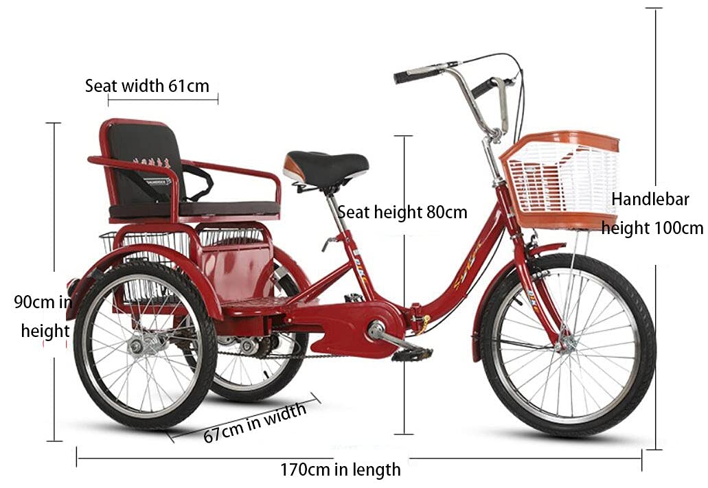 Trike Bicicletta A Tre Ruote Antica Bicicletta Donna Economica 20