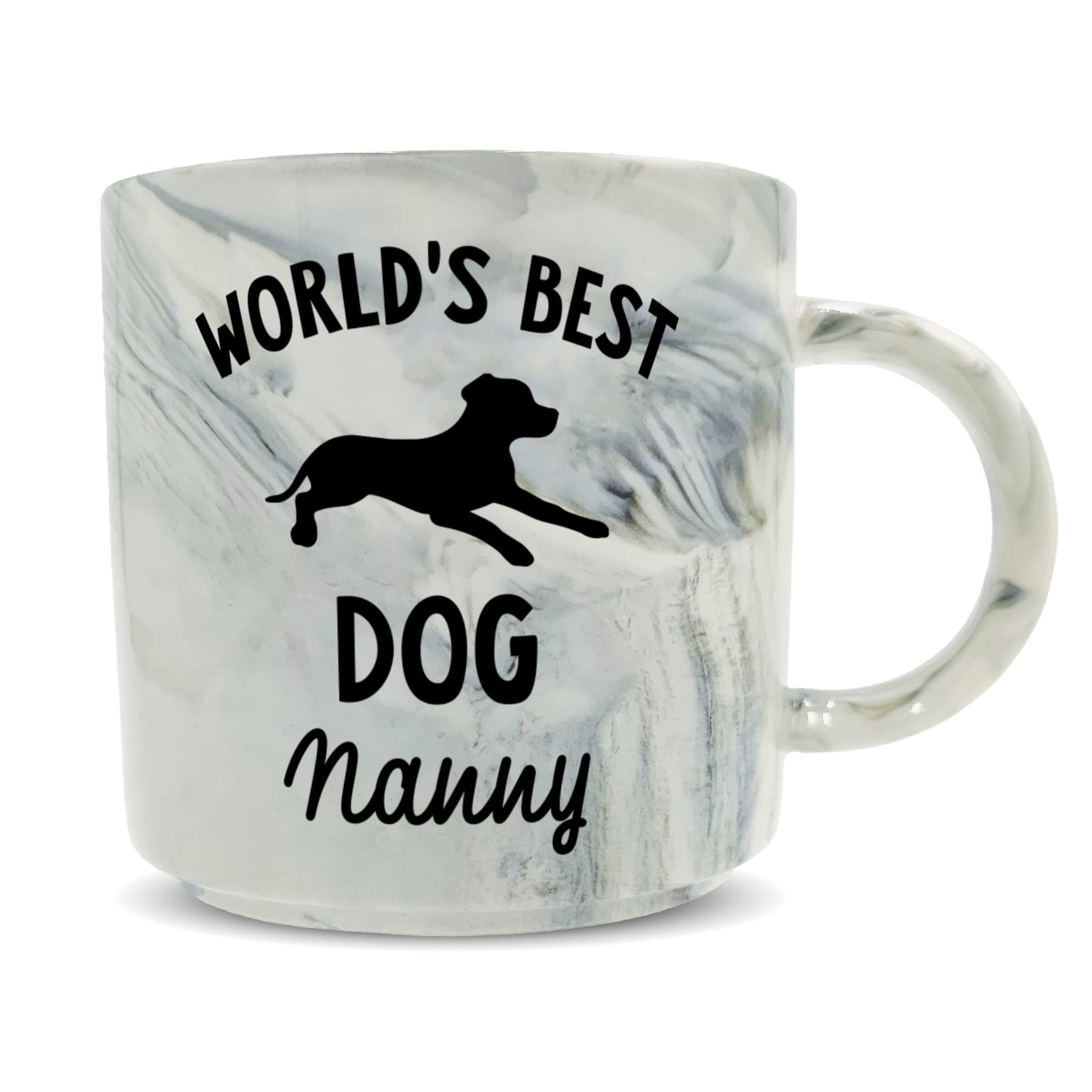 Hippowarehouse World's Best Dog Nanny Printed Mug Various Colour Options Ceramic Cup Kitchenware 11oz