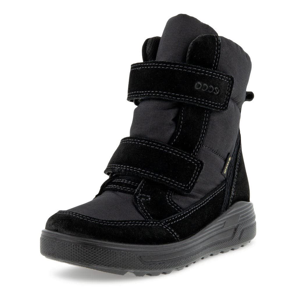 ECCO Boys Urban Snowboarder Fashion Boot, Black, 28 EU
