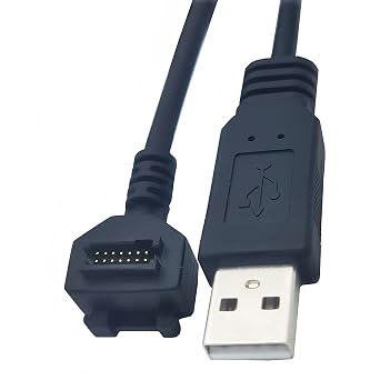 USB Data Cable for Verifone VX810 VX820, 14-Pin IDC to USB A. 2M 6ft.