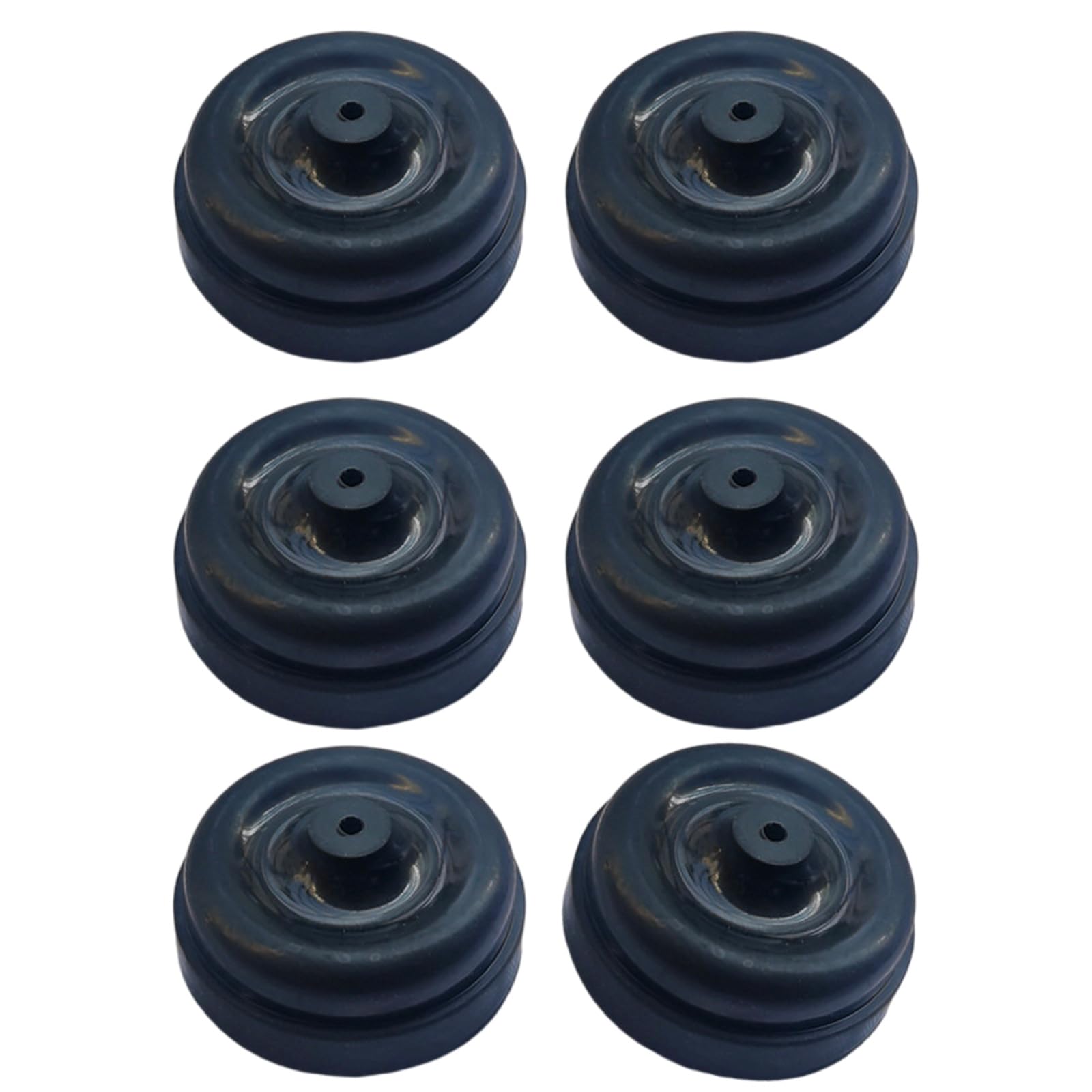 Maxtonser EPDM Rubber Aquariums Air Pumps Diaphragm 6Piece Silicone Cup Replacement Part For Fishtanks Oxygen Pumps Accessories